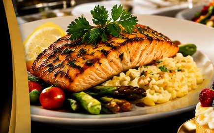 Saumon grillé
